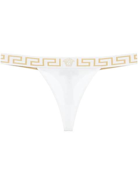 versace white bikini|Women's Versace Bikinis .